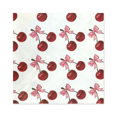 25 Fogli Carta Regalo Cherry Pearl