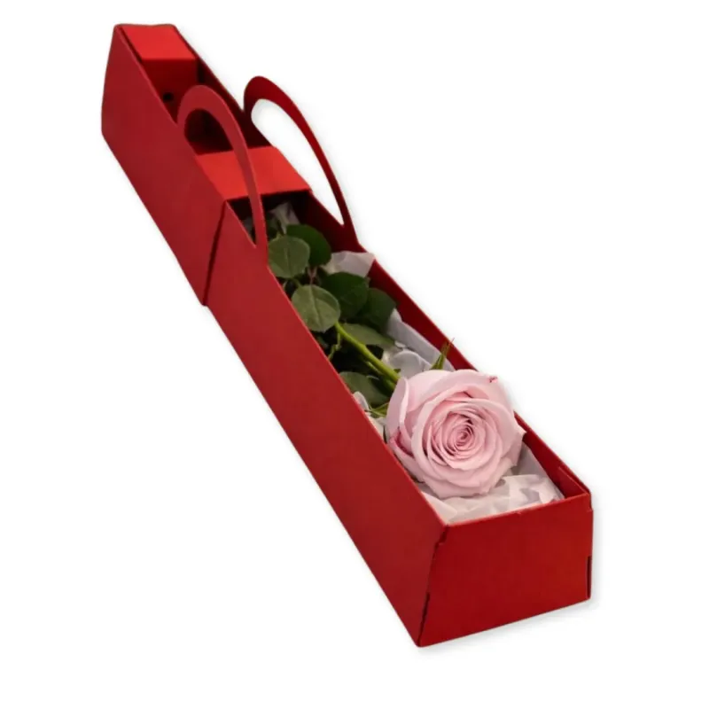Scatola Porta Rosa Kelly Rossa Confezione da 10...