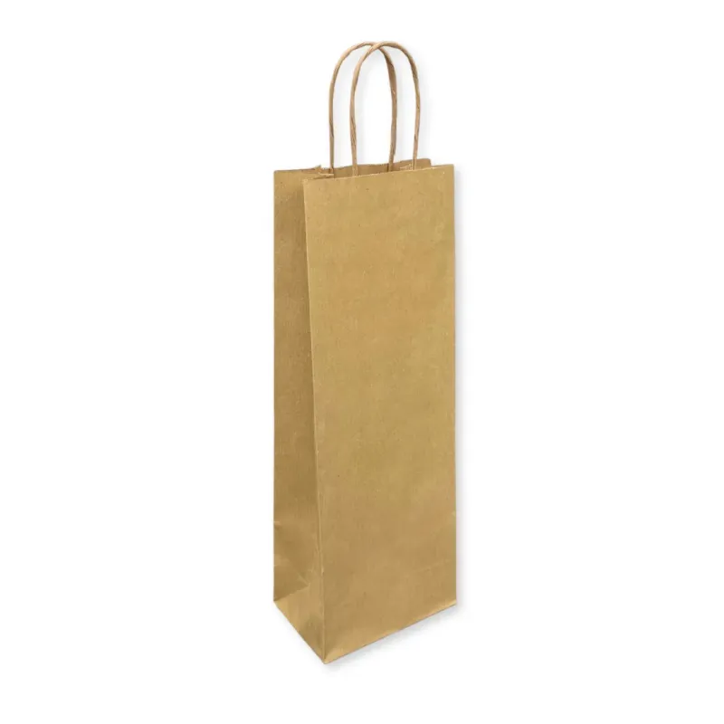Shopper Porta Bottiglie Linea Basic Avana