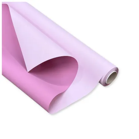 Bobina Polipropilene 40 My. Bicolor Rosa. Lunghezza 25 mt.