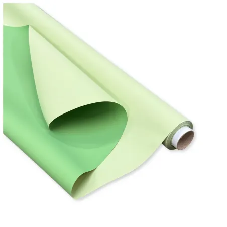 Bobina Polipropilene 40 My. Bicolor Verde. Lunghezza 25 mt.