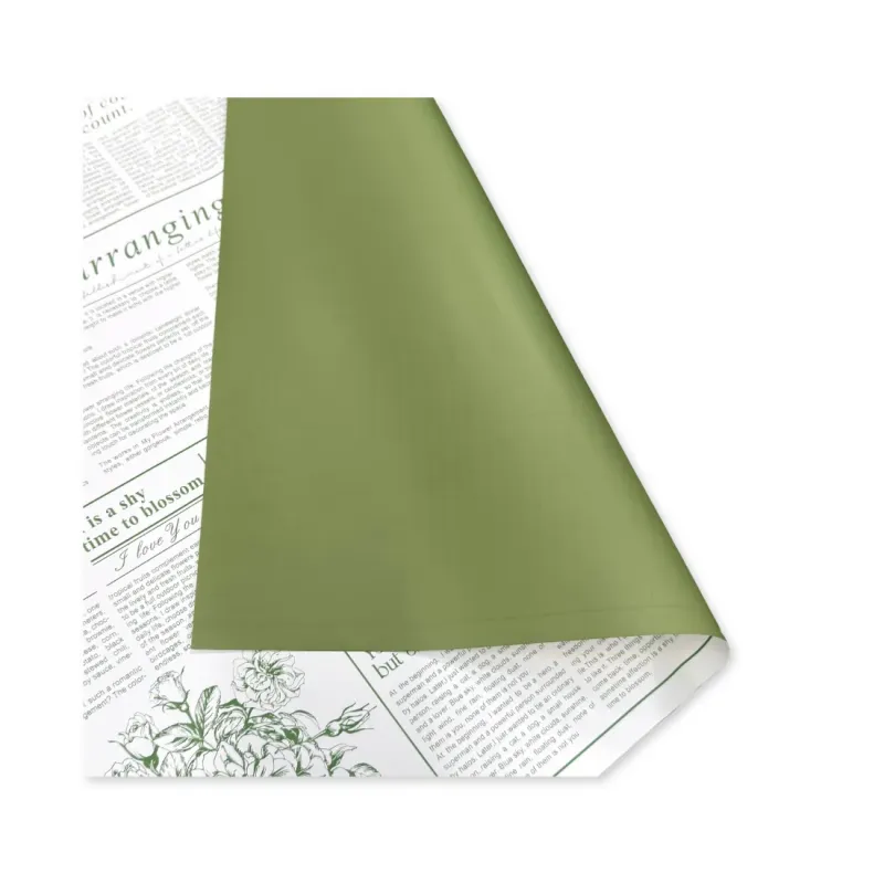 24 Fogli Carta Regalo Flower Art & Chronicle