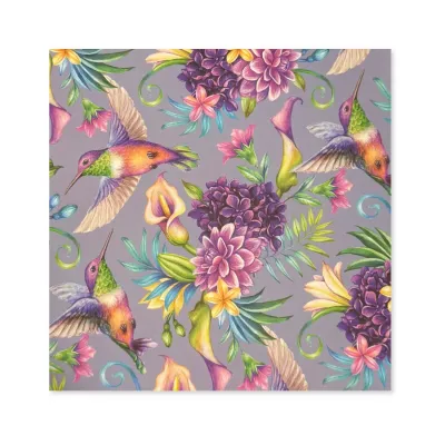 25 Fogli Carta Regalo Colibri