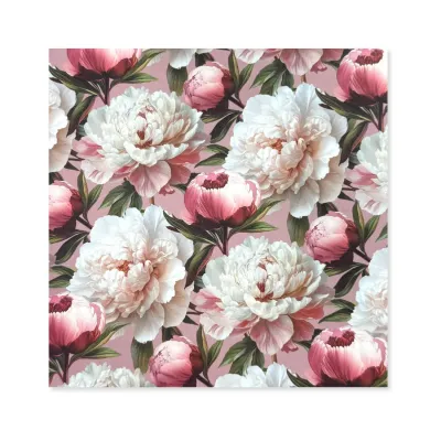 25 Fogli Carta Regalo Peonie