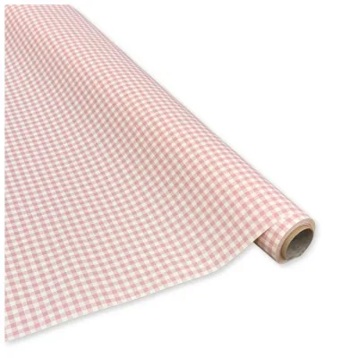 Bobina Polipropilene 40 My. Fantasia Quadretto Rosa.... 2