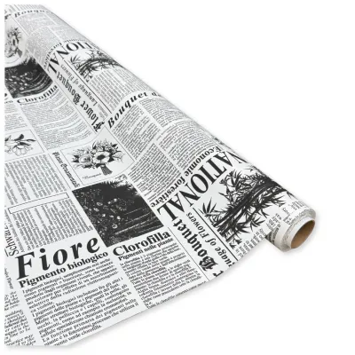 Bobina Polipropilene 50 My. Fantasia Newspaper. Lunghezza... 2