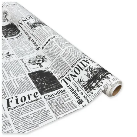 Bobina Polipropilene 50 My. Fantasia Newspaper. Lunghezza 20 mt.