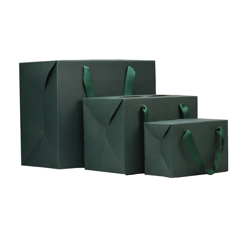 Scatola/Shopper Bag Box Verde Scuro Miglior Prezzo  Scatole