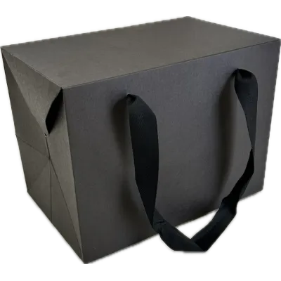 Scatola - Shopper Bag Box Tinta Unita Colore Nero Miglior