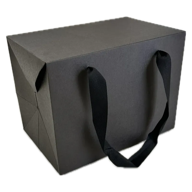 Scatola - Shopper Bag Box Tinta Unita Colore Nero Miglior