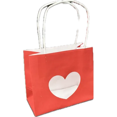 Shopper con Cuore 16 + 8 x 14 Miglior Prezzo  San Valentino