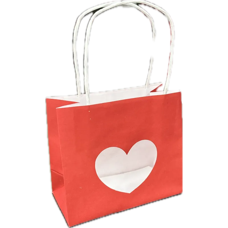 Shopper con Cuore 16 + 8 x 14 Miglior Prezzo  San Valentino