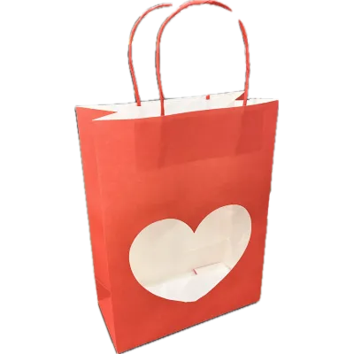 Shopper con Cuore 22 + 10 x 29 Miglior Prezzo  San Valentino