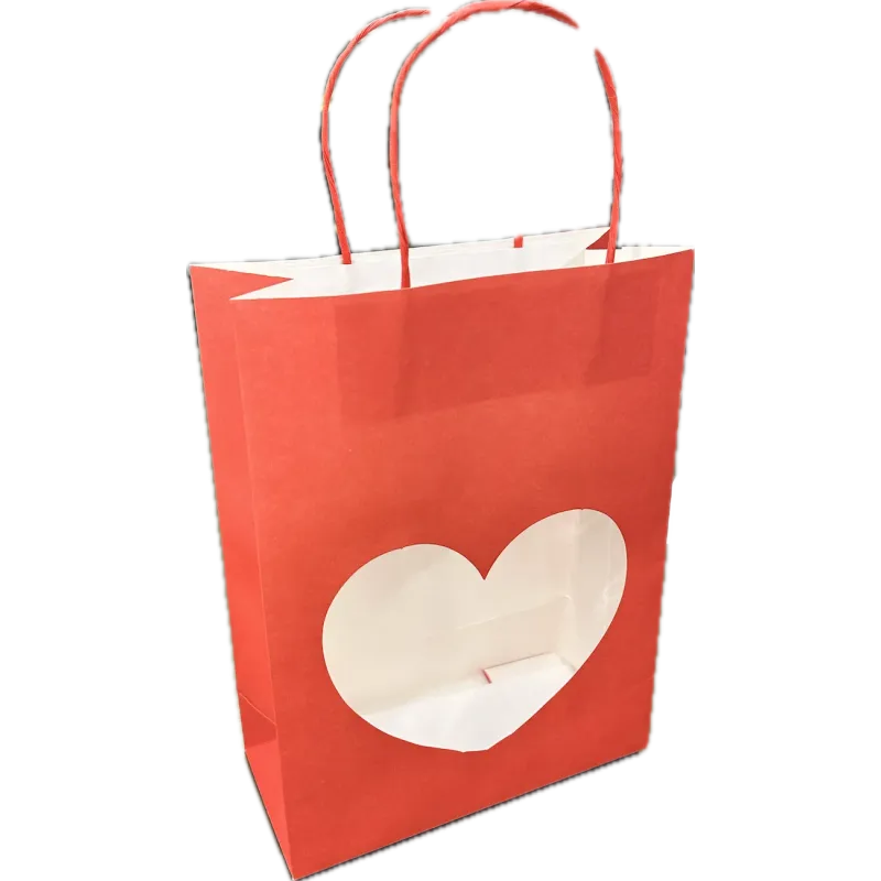 Shopper con Cuore 22 + 10 x 29 Miglior Prezzo  San Valentino