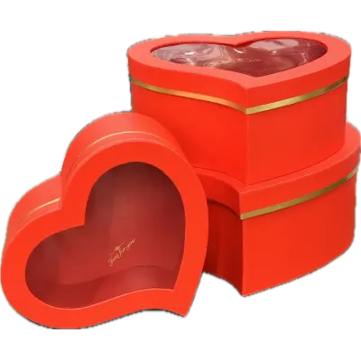Set scatole cuore con finestra Miglior Prezzo  San Valentino