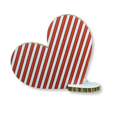 Decorazione Cuore Rigato 35 cm Miglior Prezzo  San Valentino