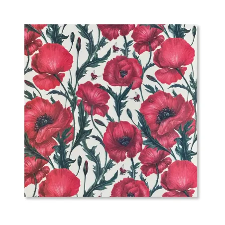 25 Fogli Carta Regalo Papaveri Miglior Prezzo  Carta da Regalo