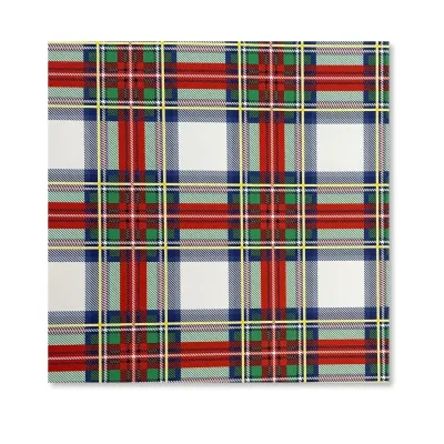 25 fogli carta regalo Tartan Miglior Prezzo  Prodotti Stagionali