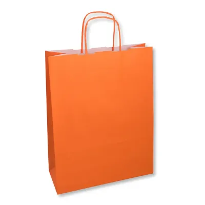 Shopper arancio maniglia ritorta Miglior Prezzo  Shoppers in