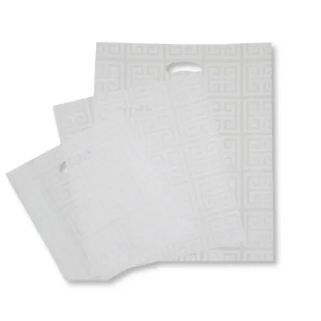 Shoppers Plastica riutilizzabile Fantasia Greca Bianca Miglior