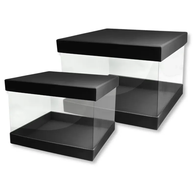 Scatola Confezione Regalo Fondo e Coperchi con Lati in PVC