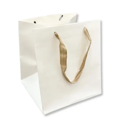 Shopper Carta Square Bianco Miglior Prezzo  Shopper