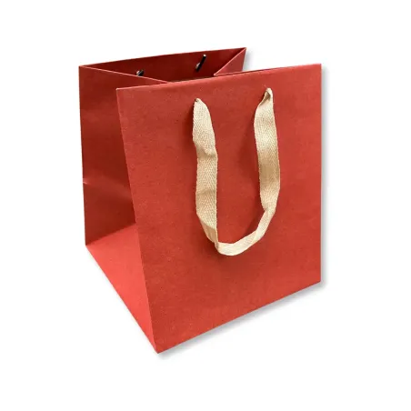 Shopper Carta Square Rosso Miglior Prezzo  Shopper