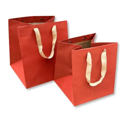 Shopper Carta Square Rosso Miglior Prezzo  Shopper