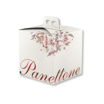 Porta Panettone modello quadrella colore rosso disponibile in 2