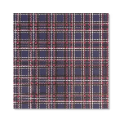 25 fogli carta regalo Tartan Blu Miglior Prezzo  Fogli Carta