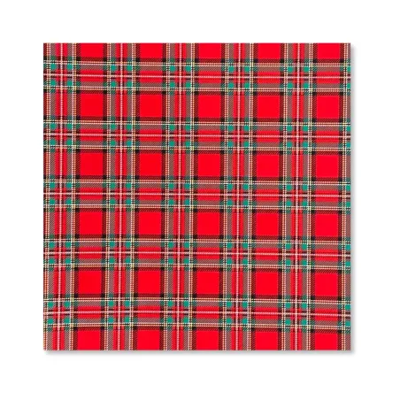 25 fogli carta regalo Tartan Red Miglior Prezzo  Natale OUT 24