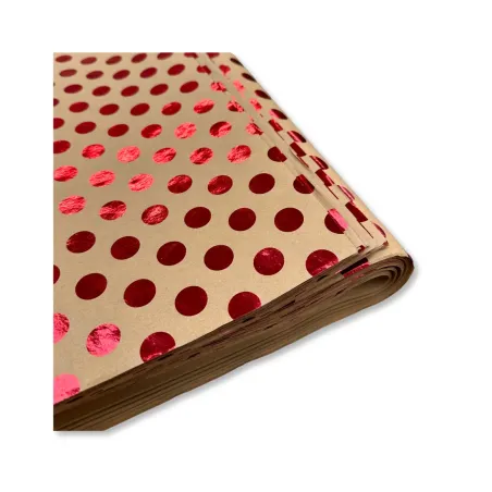 25 fogli carta regalo Pois Red Miglior Prezzo  Natale OUT 24