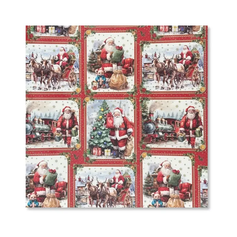 25 fogli carta regalo Classic Santa Miglior Prezzo  Natale OUT