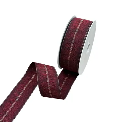 Nastro Tessuto Melange Bordeaux Miglior Prezzo  Nastri in