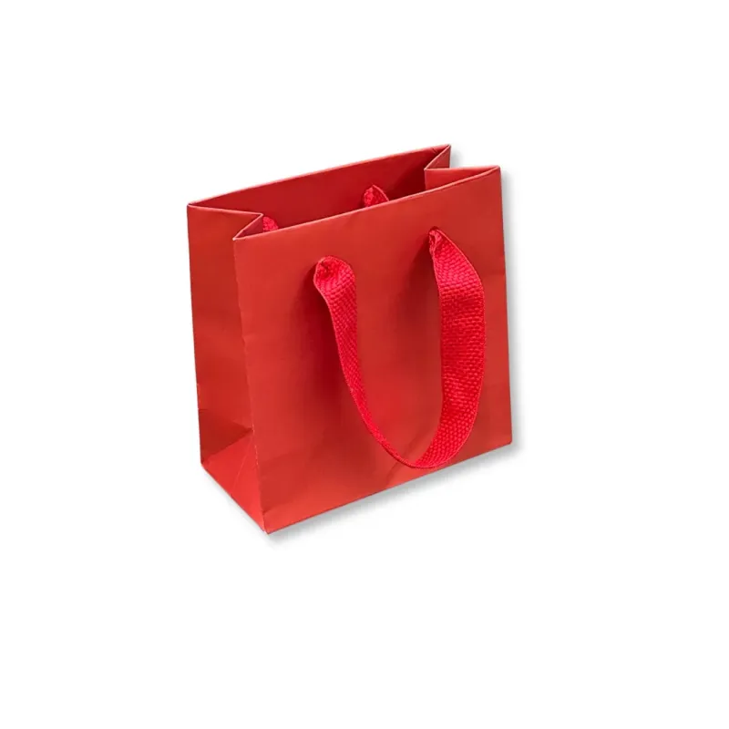 Shopper Carta Rosso 4 Nodi 25 pz.