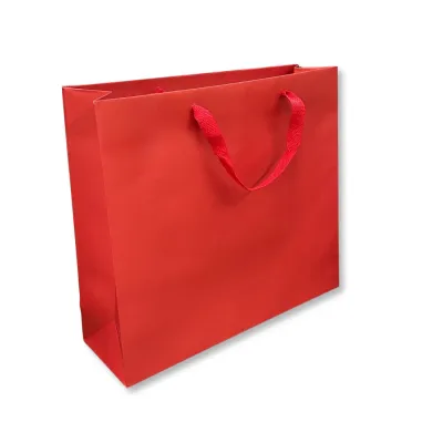 Shopper Carta Rosso 4 Nodi 25 pz.