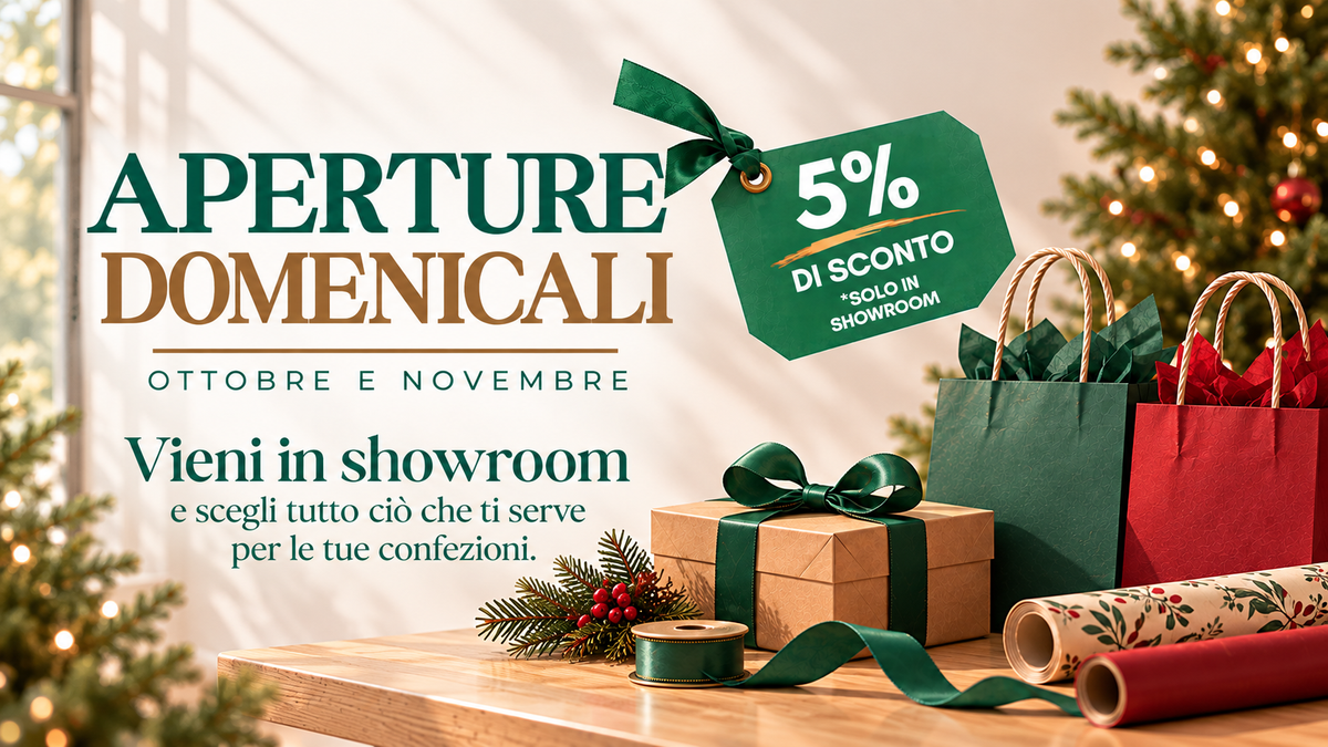 Il Natale prende forma da Doracart: ti aspettiamo anche la domenica!