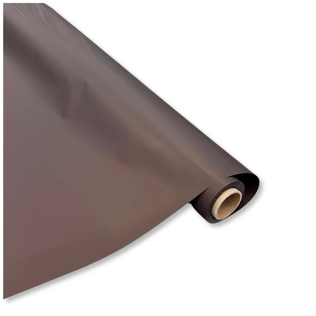 Bobina Polipropilene 50 My. Tinta Unita Testa Moro. Lunghezza 30 Yds.