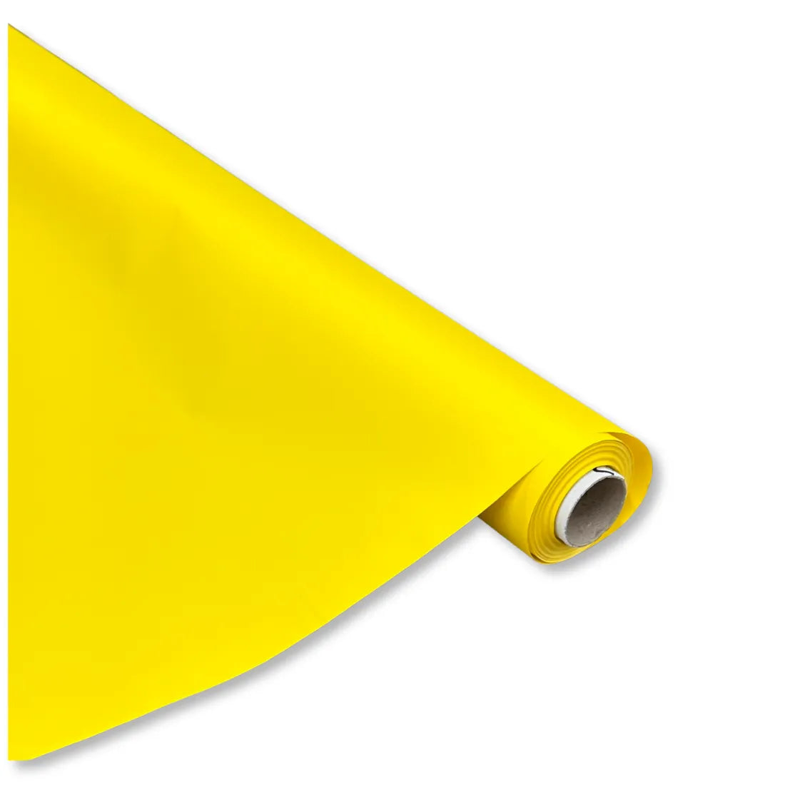 Bobina Polipropilene 50 My. Tinta Unita Giallo. Lunghezza 30 Yds.