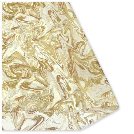 40 Fogli Carta Velina Fantasia Nuvolata Oro 20 gr. 50x70 cm.