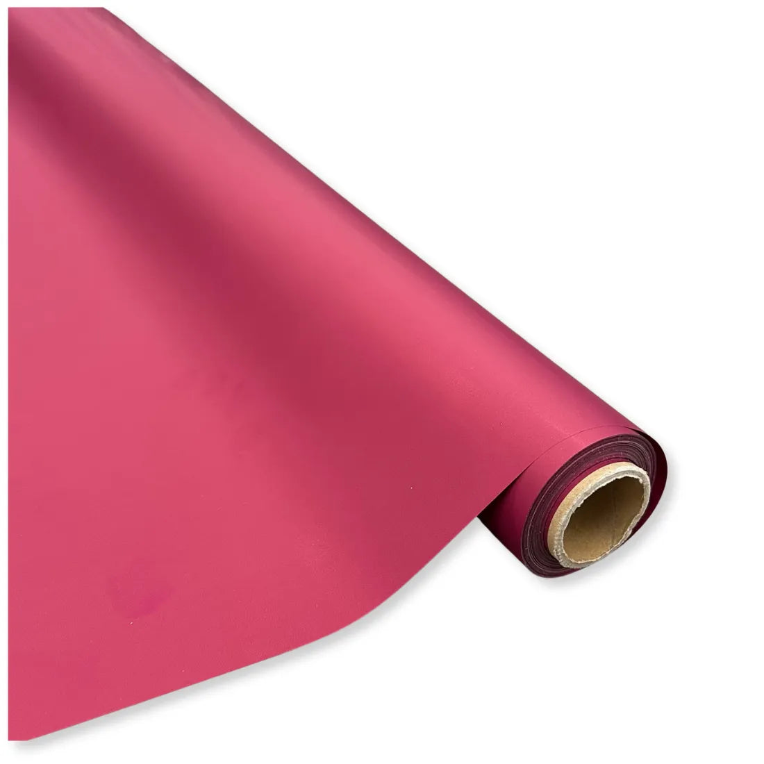 Bobina Polipropilene 50 My. Tinta Unita Vinaccia. Lunghezza 30 Yds.