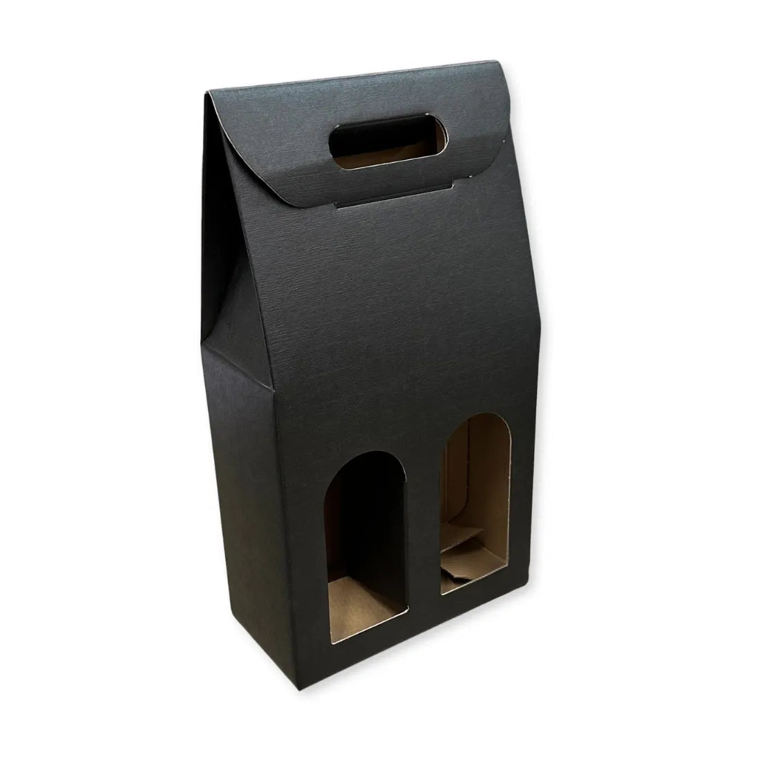 Scatole Porta Bottiglie Linea Seta Nero