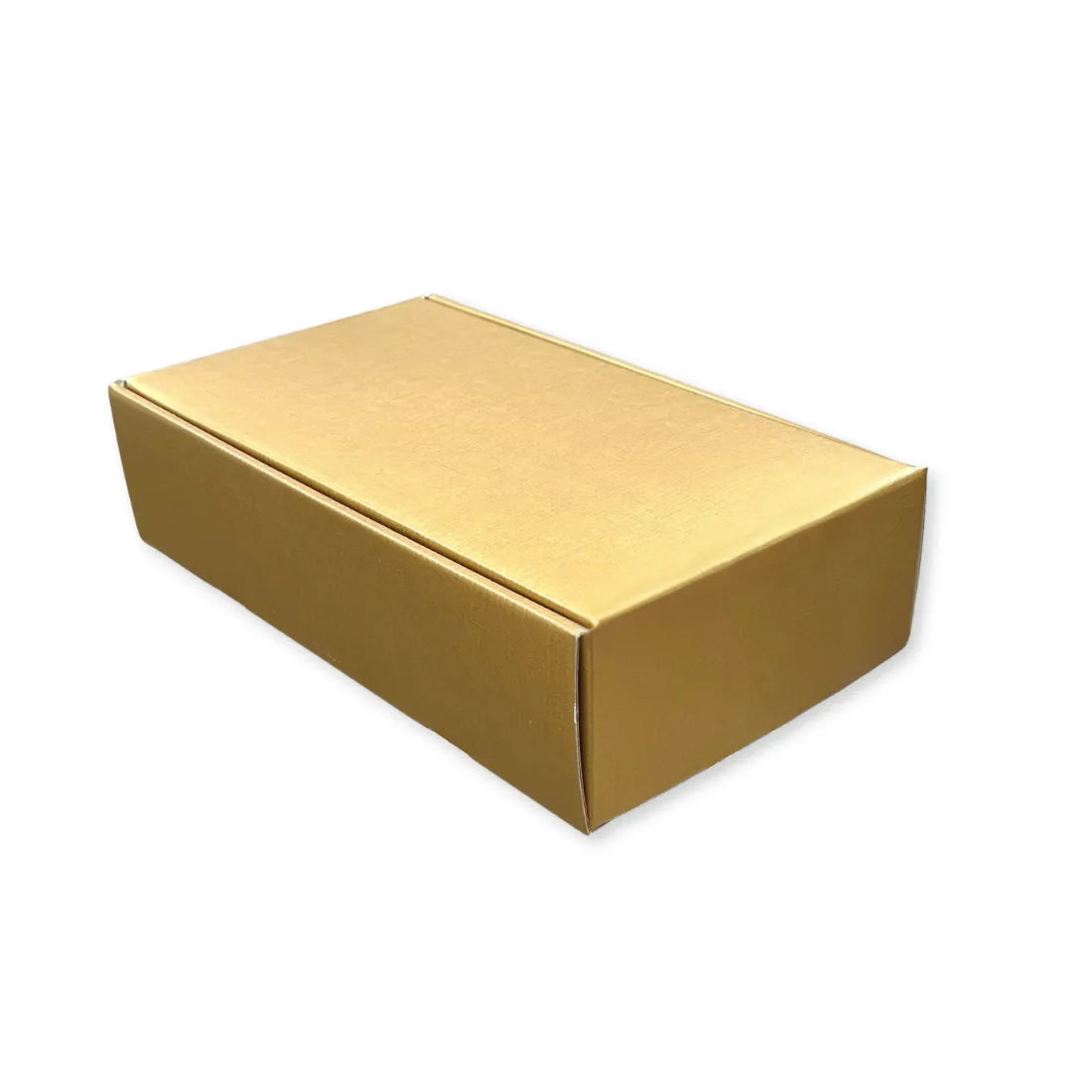Scatola Confezione Regalo 2 Bottiglie Modello Cantinetta Linea Fibra Oro