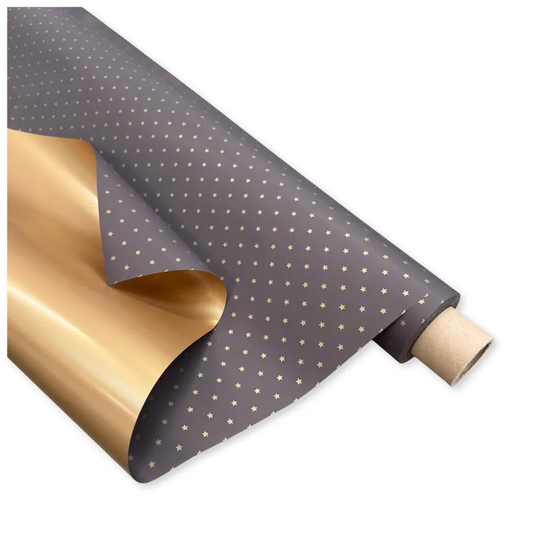 Bobina Polipropilene 40 My. Fantasia Mini Stars Pietra. Lunghezza 40 mt.