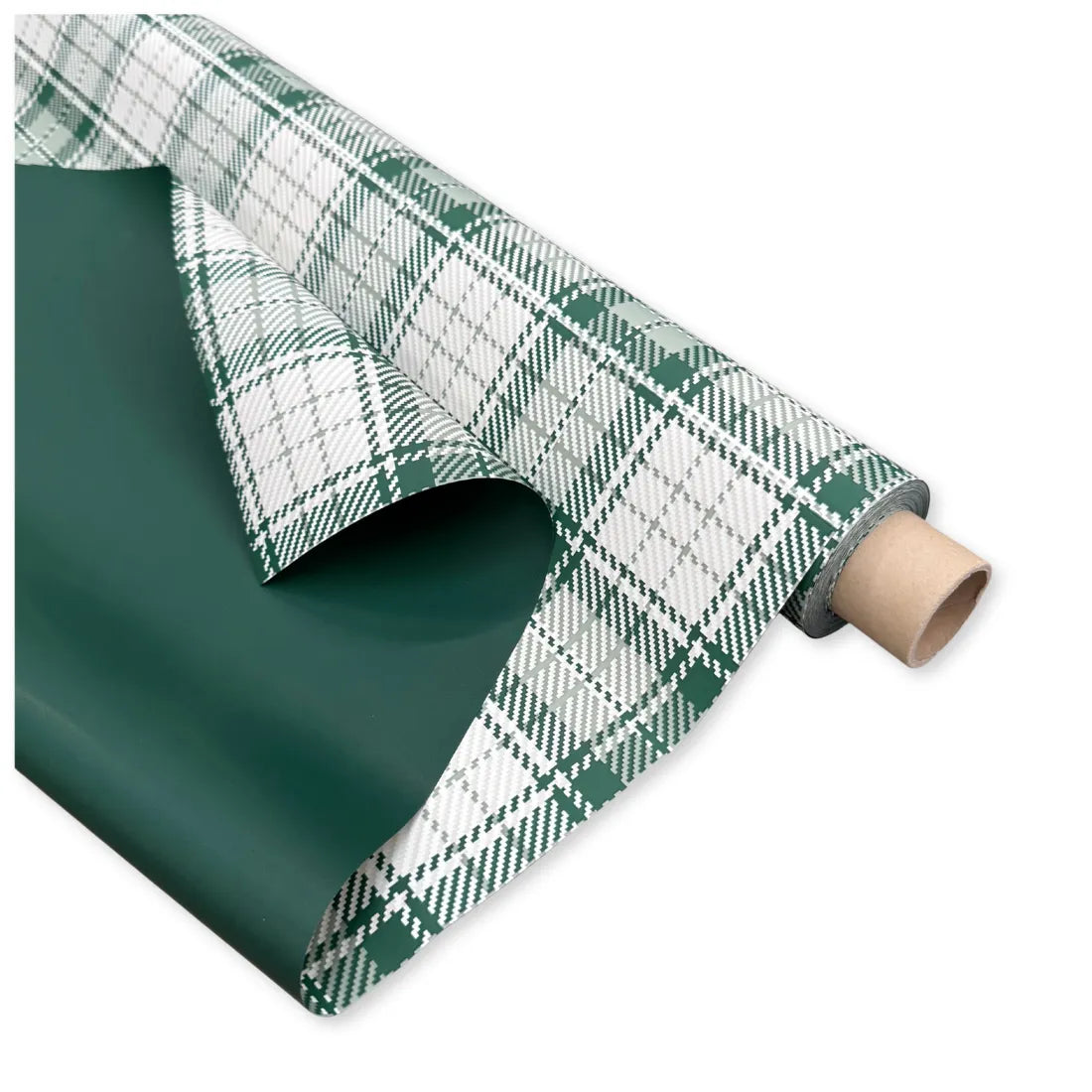 Bobina Polipropilene 40 My. Fantasia New Tartan Verde Scuro. Lunghezza 40 mt.