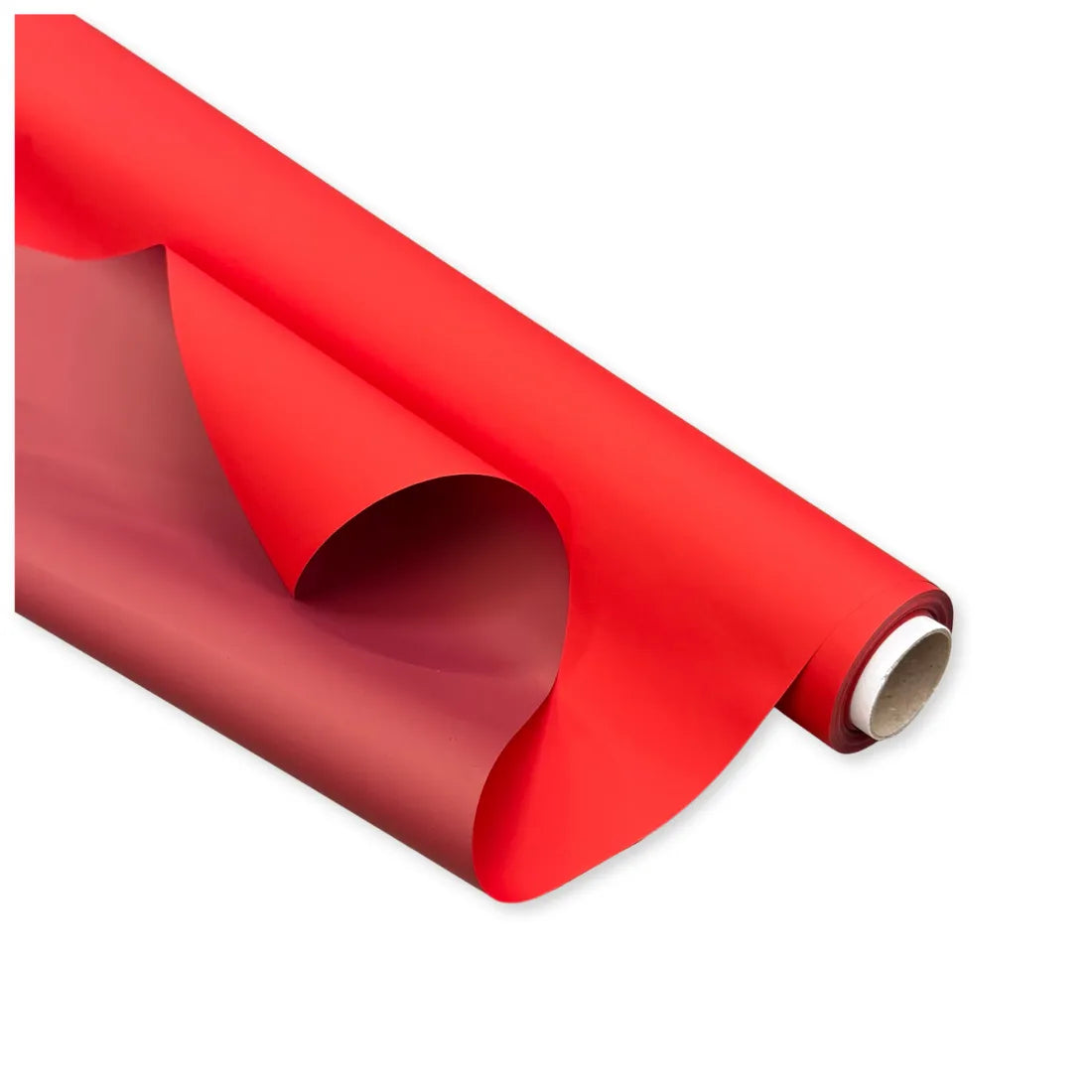 Bobina Polipropilene 40 My. Bicolor Rosso. Lunghezza 25 m.