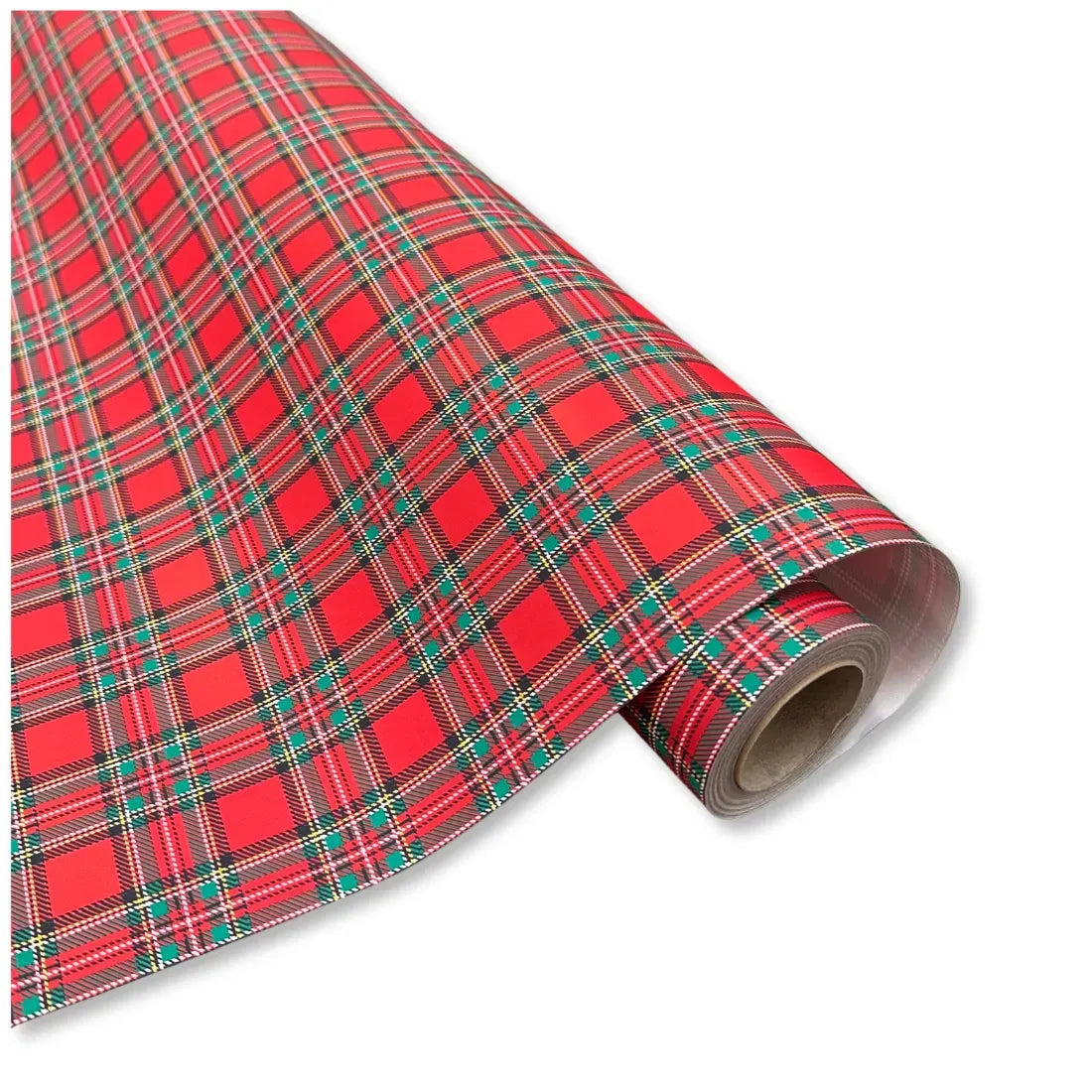 Bobina in Carta Fantasia Tartan. Altezza 70 cm. Lunghezza 25 mt.