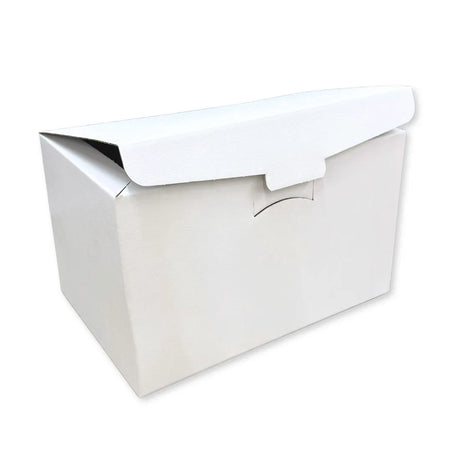 Scatola Confezione Regalo Misura 39x27x23,5 cm. Linea Fibra Bianco