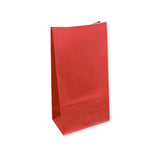 Sacchetto in Carta Rosso con Fondo Rettangolare