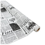 Bobina Polipropilene 50 My. Fantasia Newspaper. Lunghezza 20 mt.